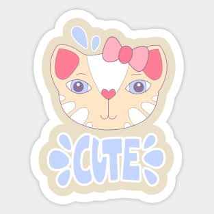 CUTE CAT Sticker